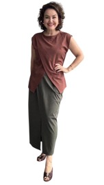 Blusa L�via Marrom