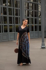 Vestido Longo Tie Dye Estampa 01